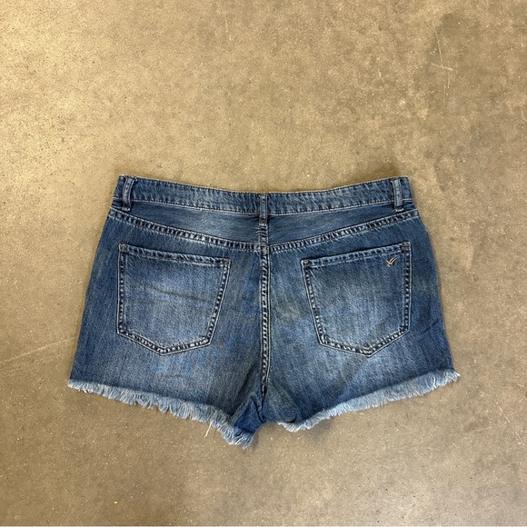 NWT William Rast Demim Jean Shorts Juniors 32 Distressed Perfect Shorts - Picture 2 of 7